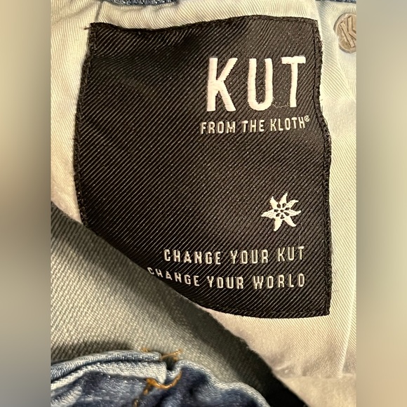KUT From the Kloth Catherine Boyfriend —Straight Leg Cuff Cropped Jean - Picture 9 of 14